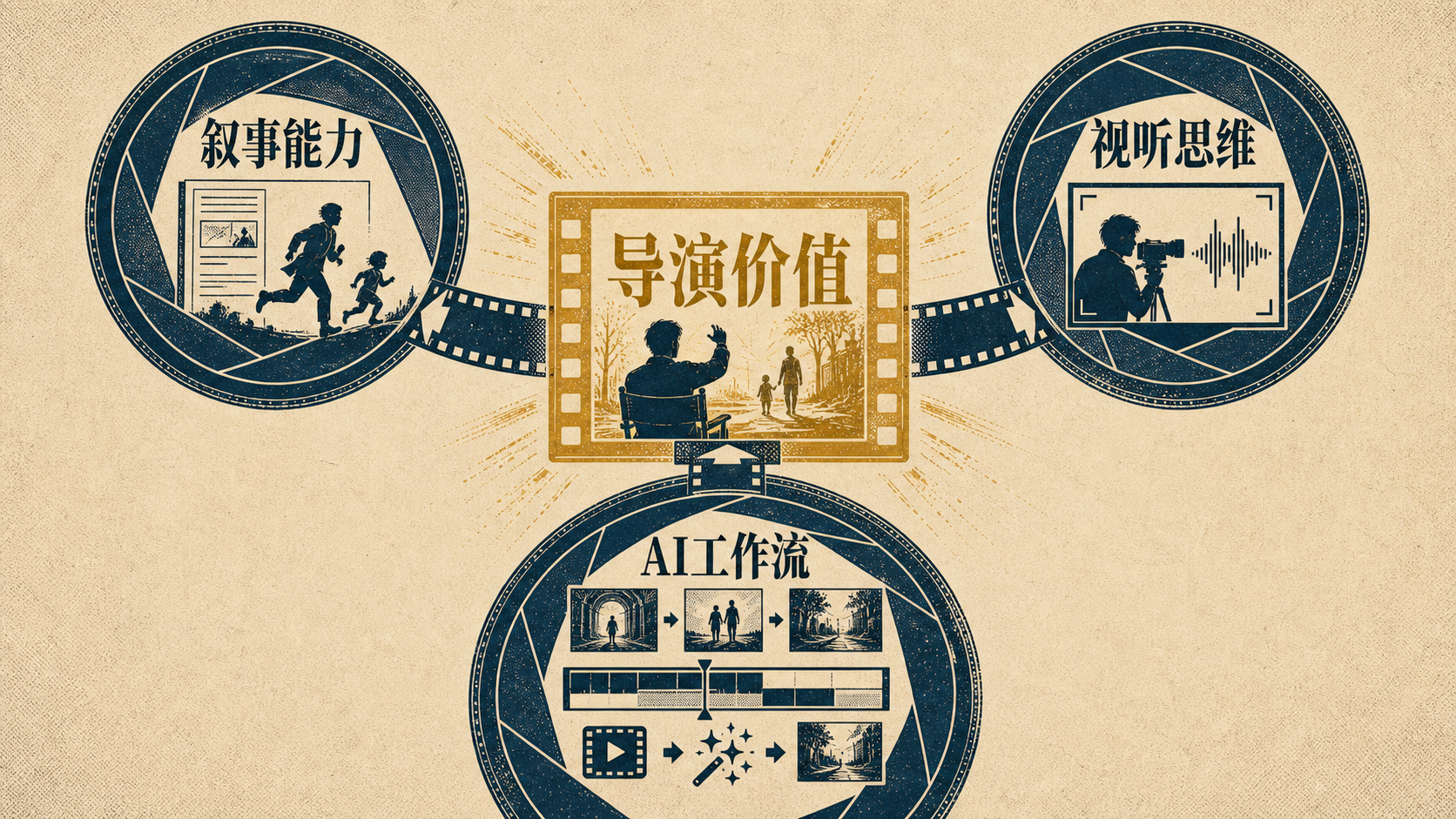 叙事能力、视听思维与AI工作流共同构成导演价值