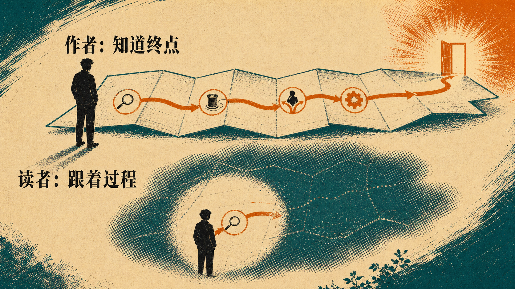 作者知道终点而读者仍在跟随过程