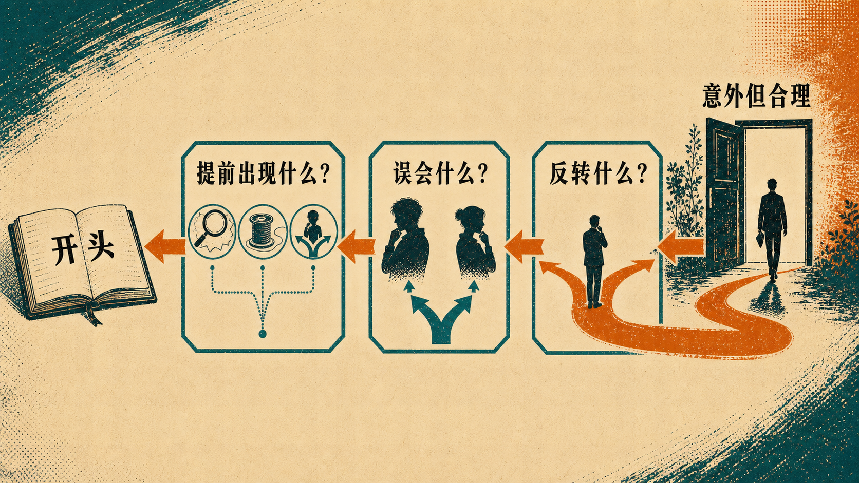 倒推故事前先回答的三个问题