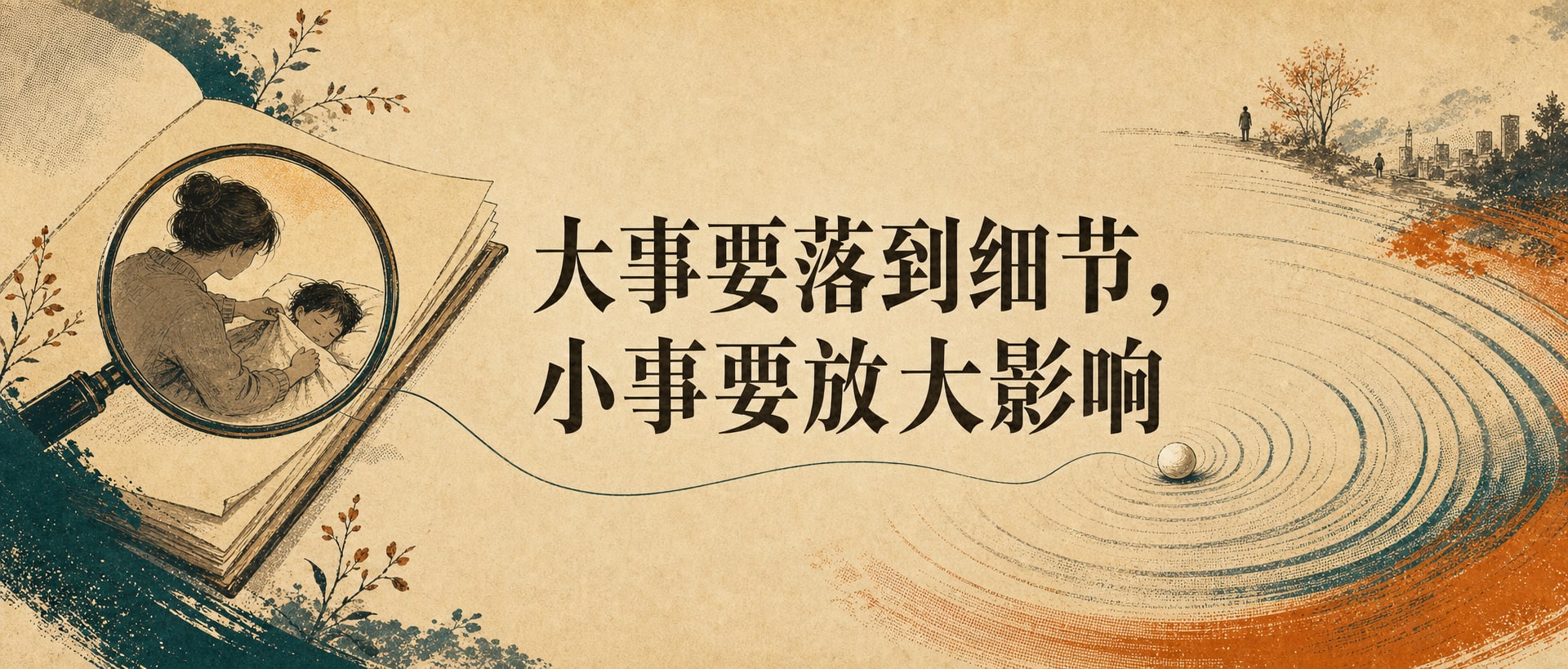 大事要落到细节，小事要放大影响 封面图