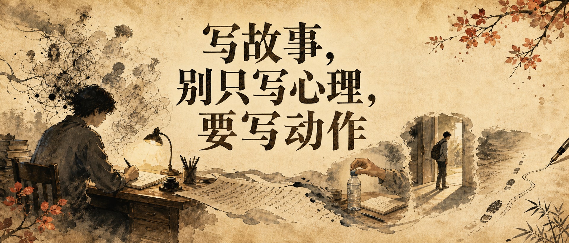 写故事，别只写心理，要写动作 封面图